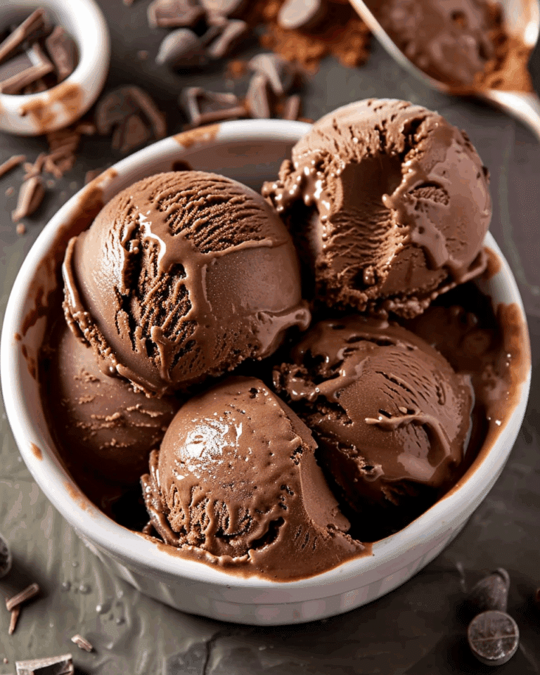 No Churn Chocolate Ice Cream