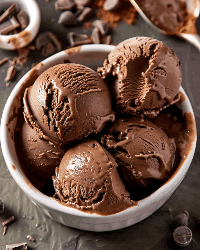 No Churn Chocolate Ice Cream