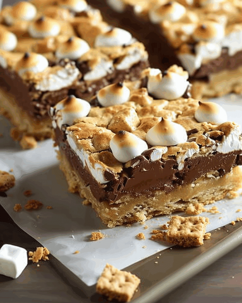 S’mores Cookie Bars