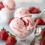 Homemade Strawberry Ice Cream