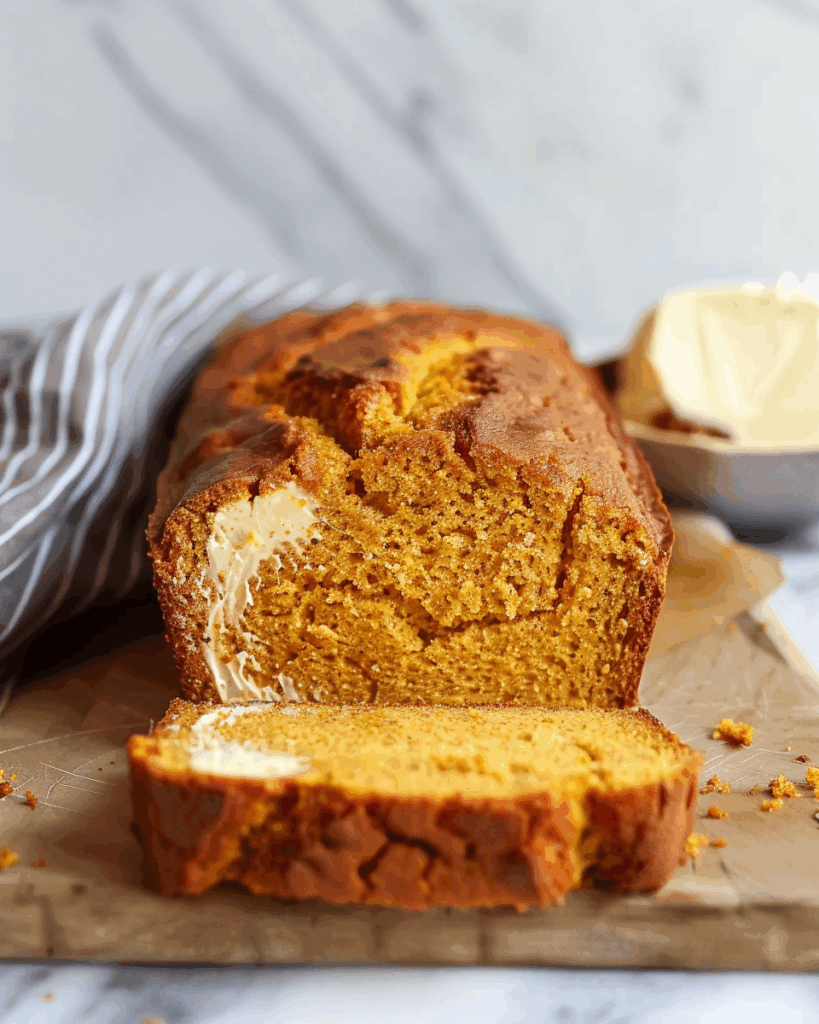 Pumpkin Cream Cheese Bread