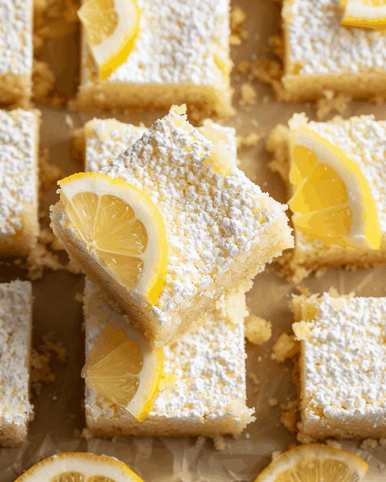 Lemon Sugar Cookie Bars