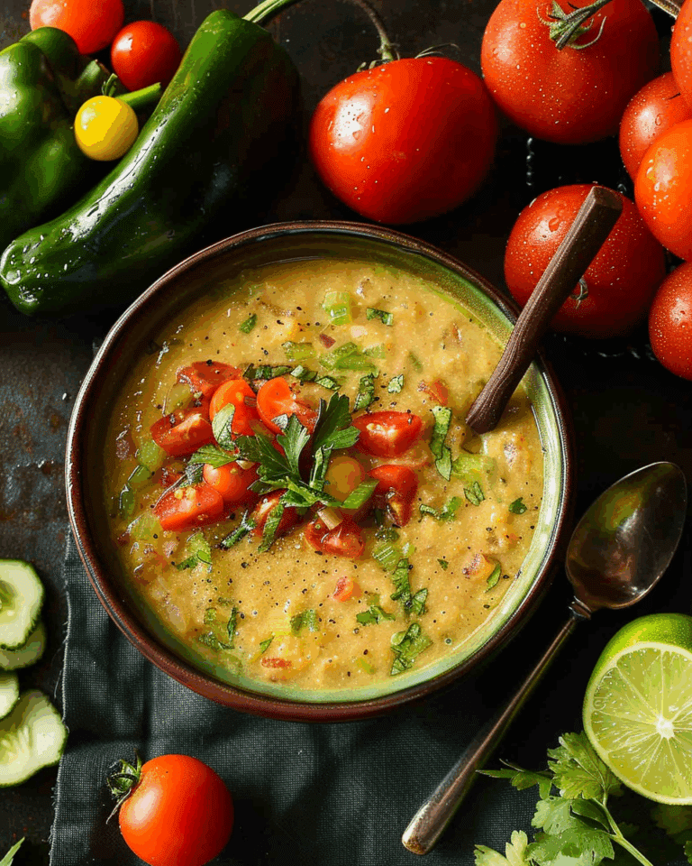 Guaczpacho (Guacamole Gazpacho)