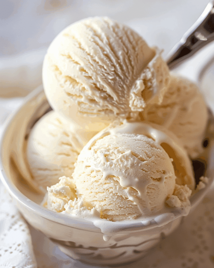 Homemade Vanilla Ice Cream