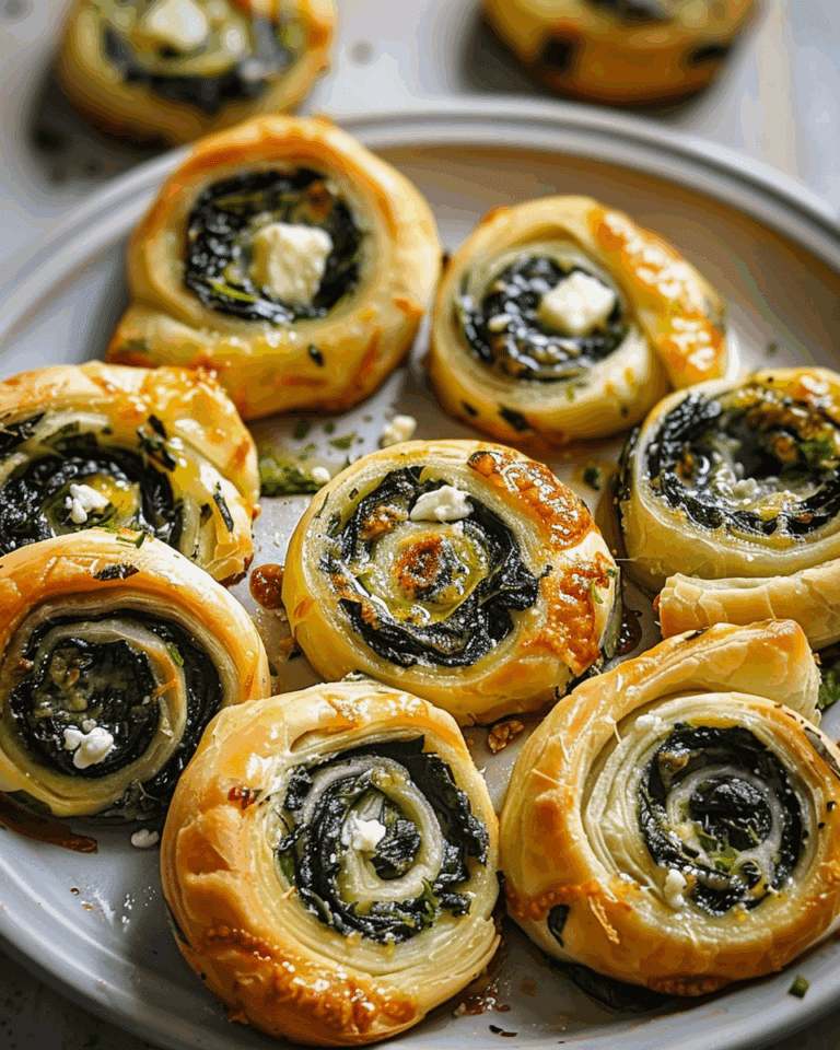 Spinach Feta Pinwheels