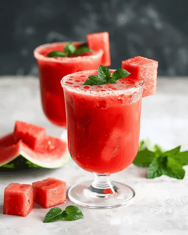 Two‑Ingredient Watermelon Batido