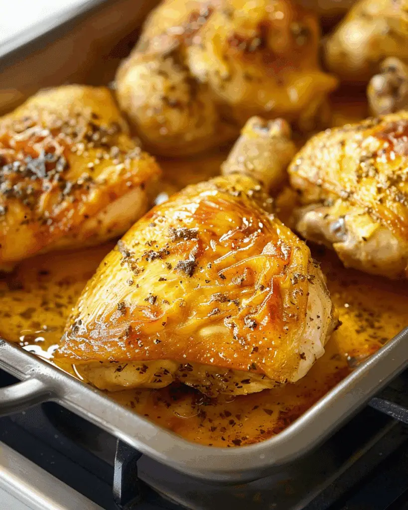 French’s Mustard‑Herb Baked Chicken