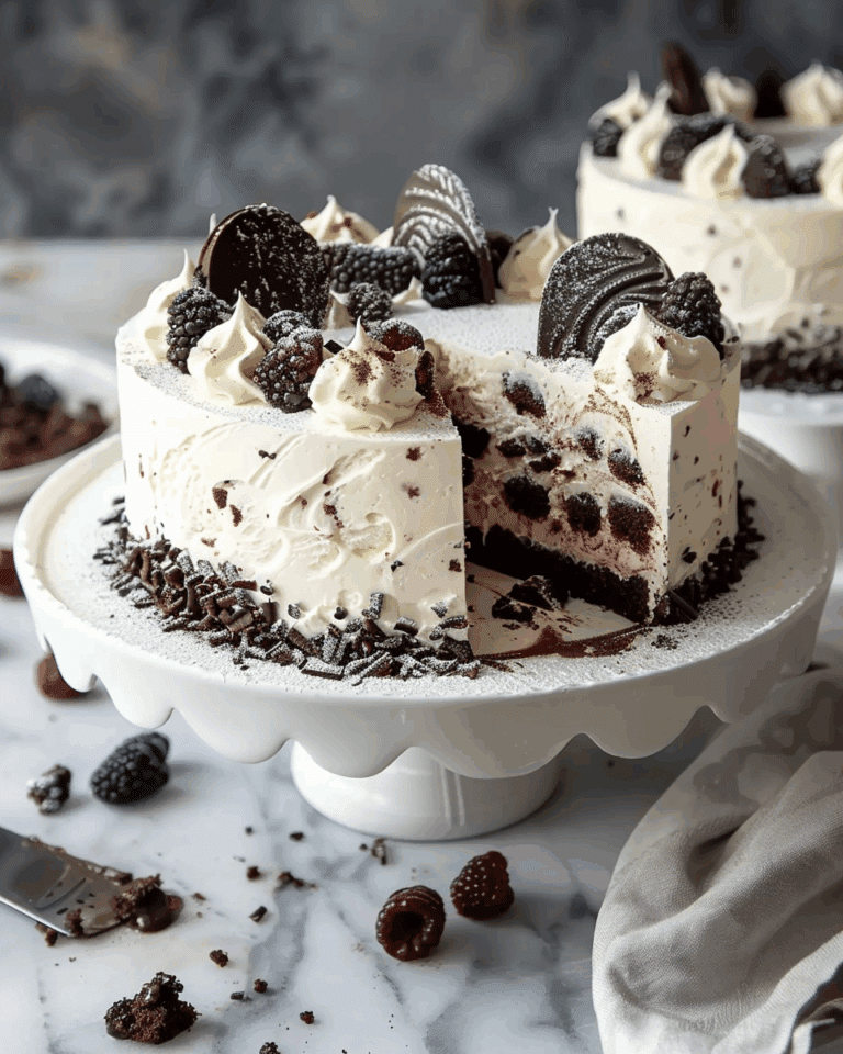 Homemade Ice Cream Cake