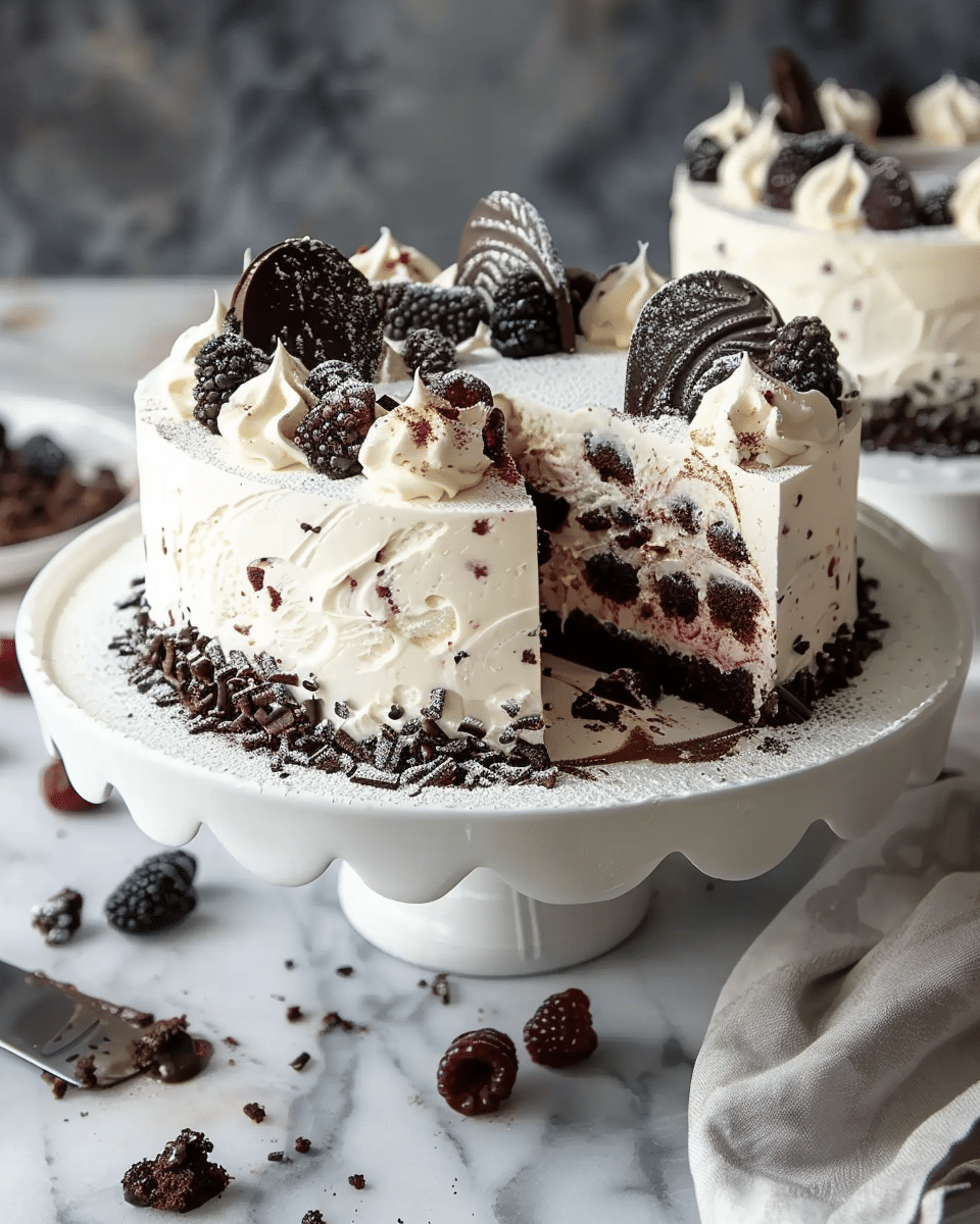 Homemade Ice Cream Cake