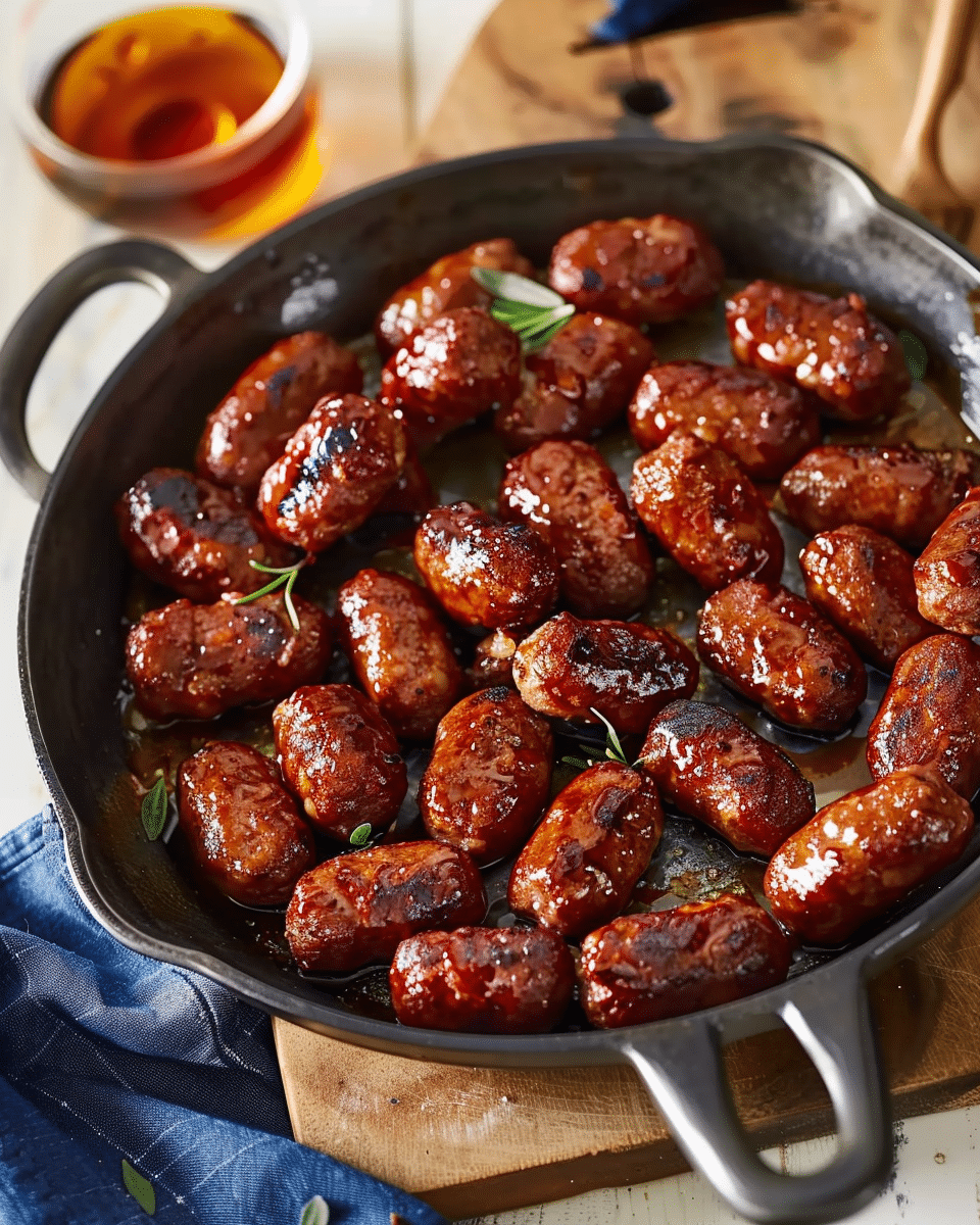 Sweet-and-Spicy Sausage Bites