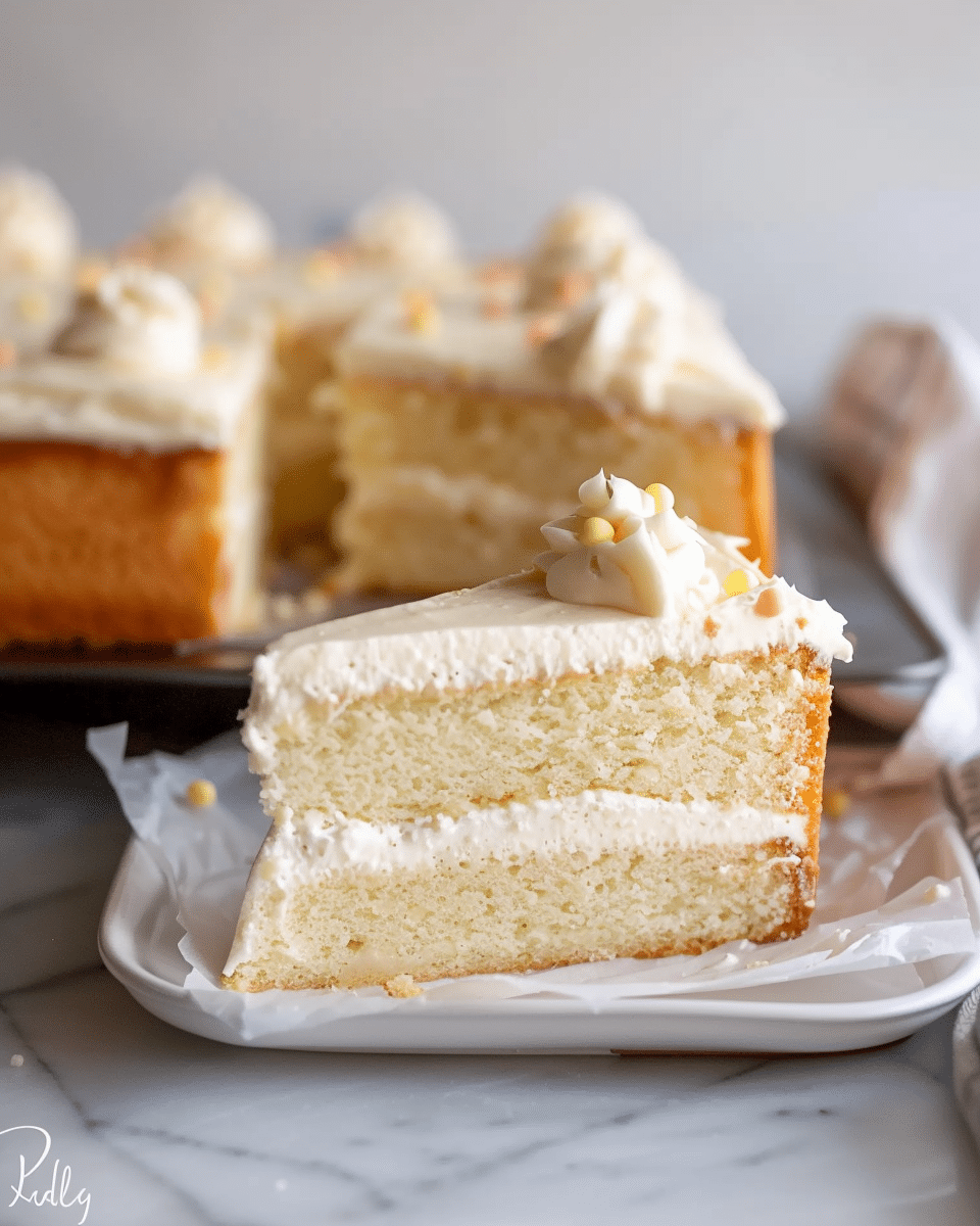 Vanilla Sheet Cake