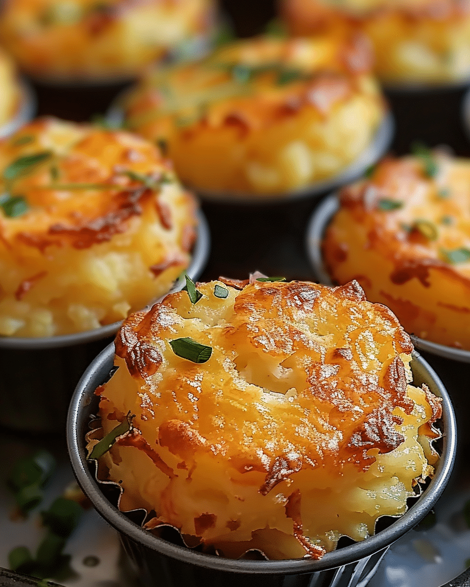 Cheesy Mashed Potato Puffs