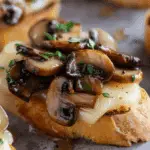 Mushroom & Brie Crostini
