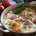 Baked Feta Eggs