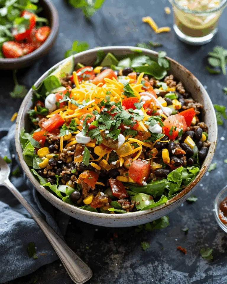 Black Bean Taco Salad