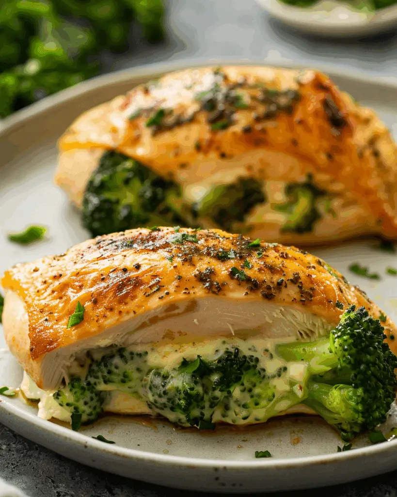 Broccoli Cheese Stuffed Chicken Recipe