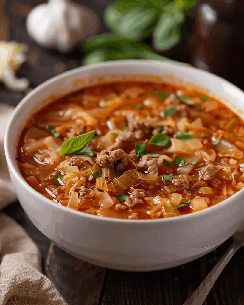 Cabbage Roll Soup Recipe