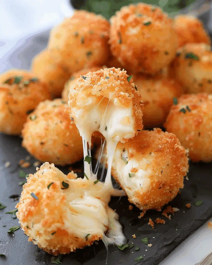 Cheesy Parmesan Mozzarella Bites