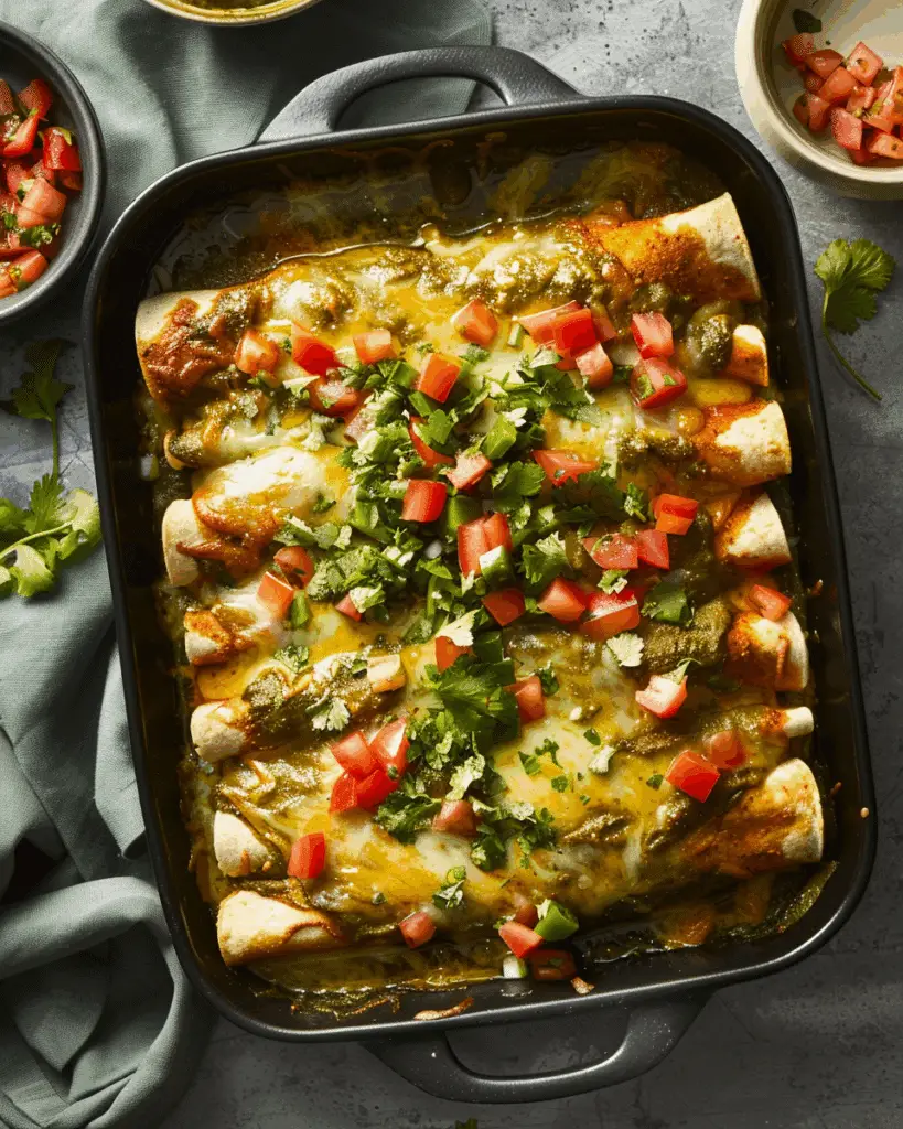 Chicken Enchiladas with Green Sauce Recipe