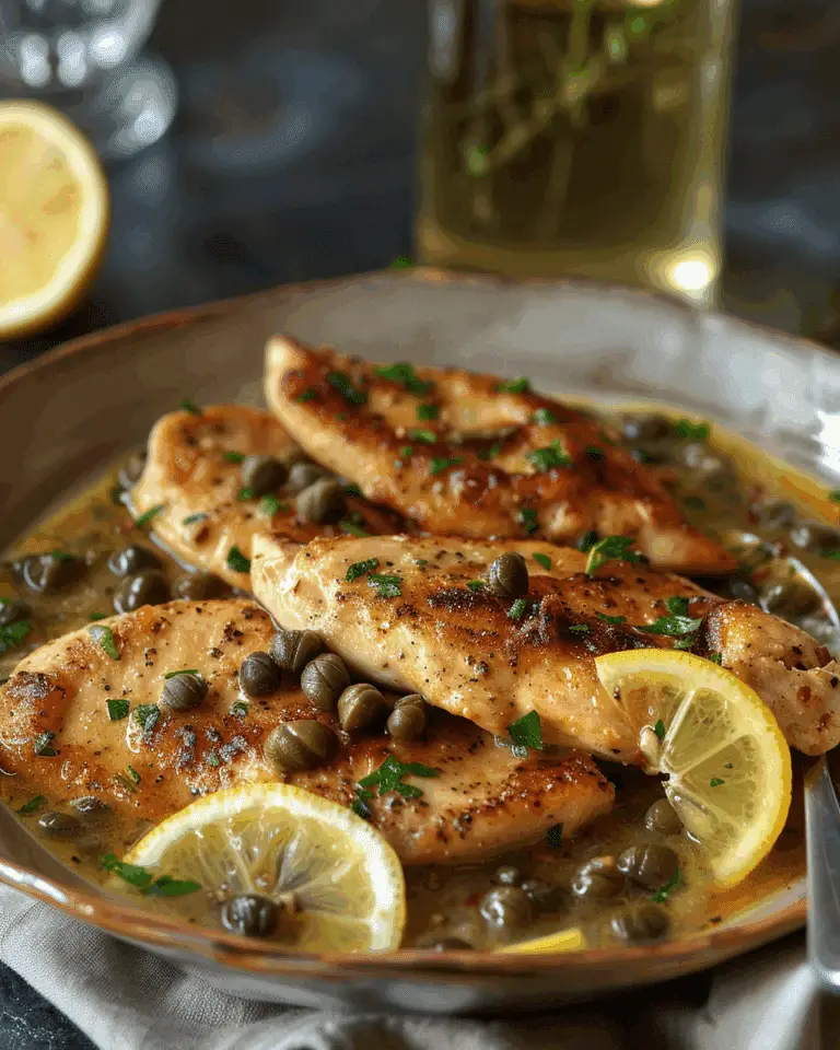 Chicken Piccata with Capers and Lemon