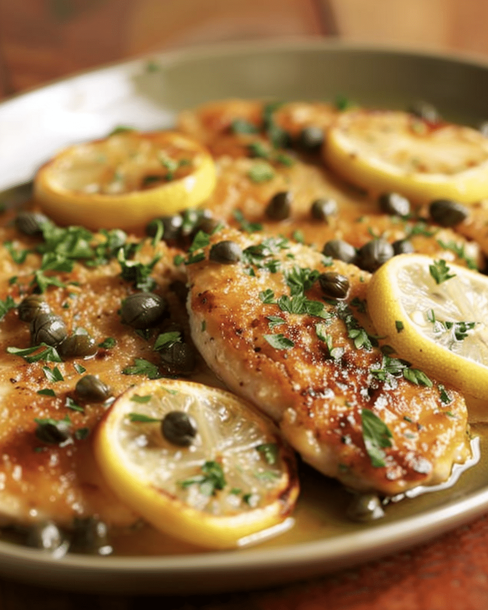 Chicken Piccata with Capers and Lemon