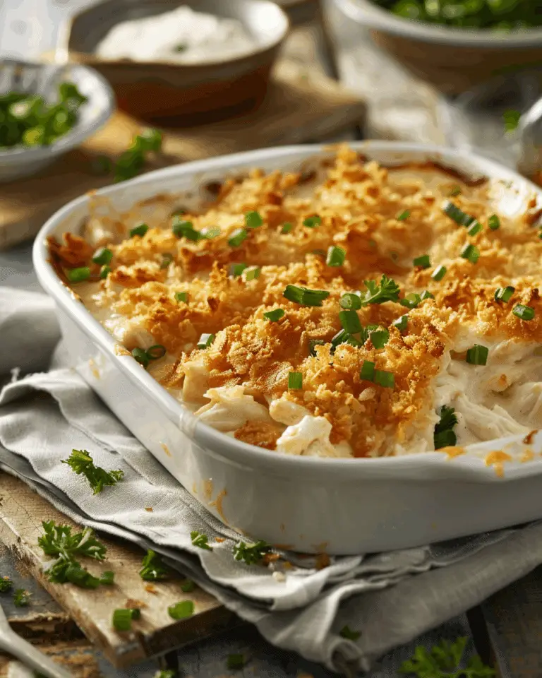 Creamy Chicken Ritz Casserole