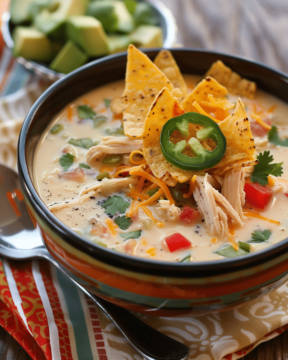 Creamy Chicken Tortilla Soup Recipe