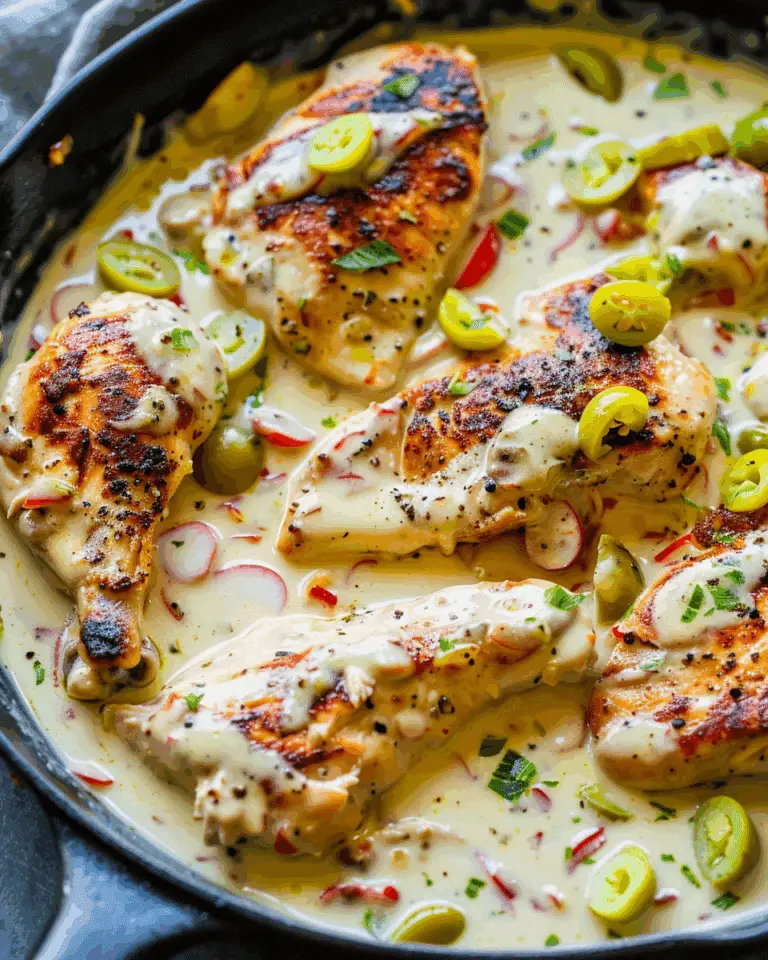 Creamy Pepperoncini Chicken Skillet