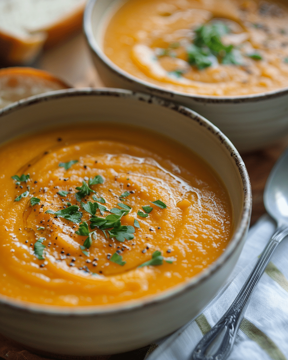 Creamy Potato and Carrot Soup