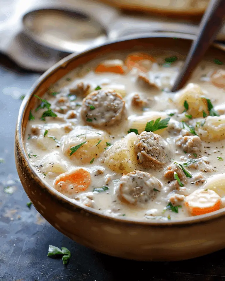 Creamy Sausage Potato Soup