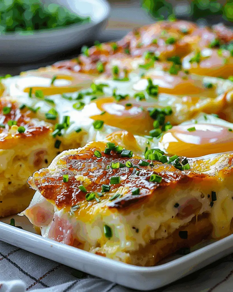 Deliciously Easy Eggs Benedict Casserole