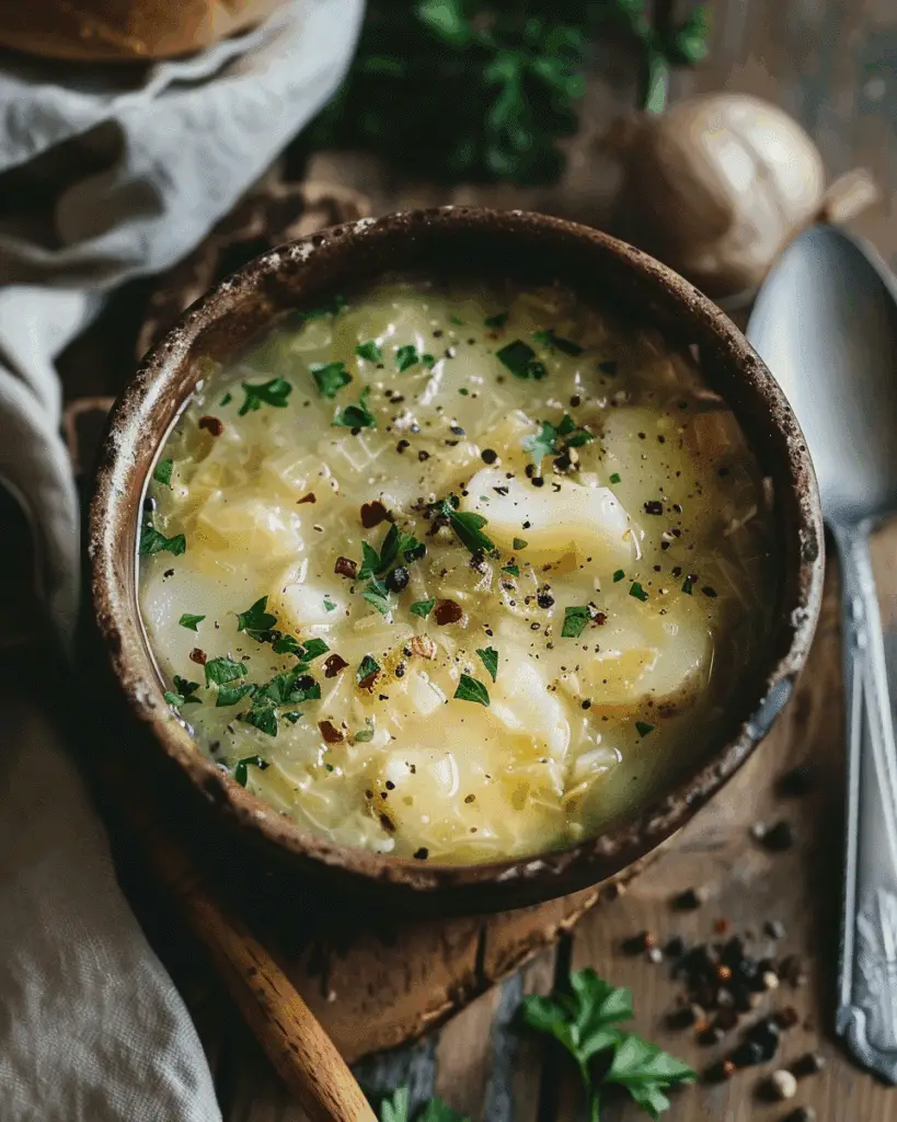 Detox Cabbage Potato Soup