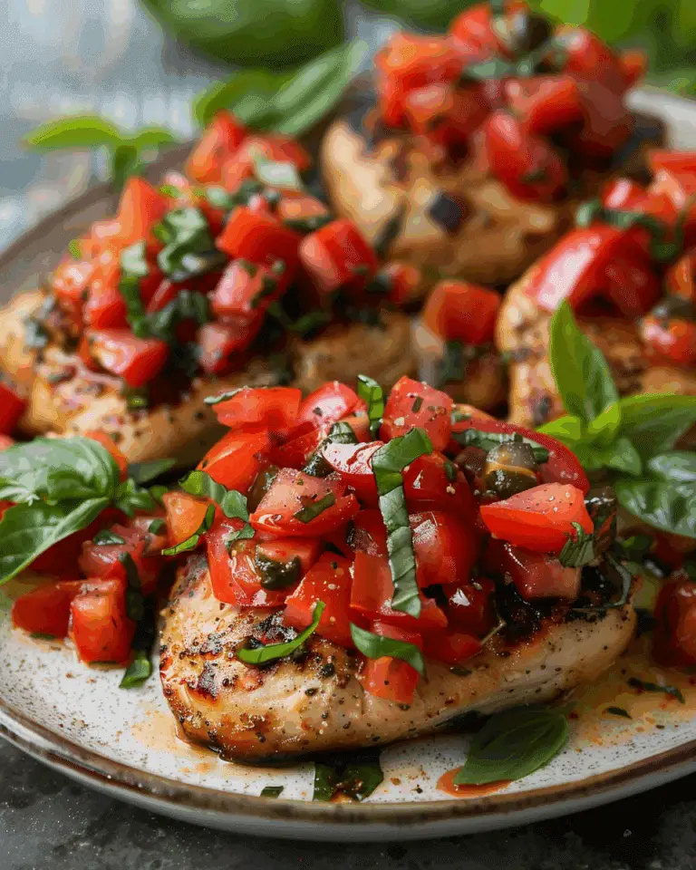 Easy Bruschetta Chicken