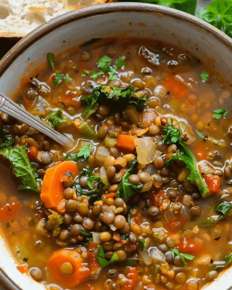 Easy Lentil Vegetable Soup