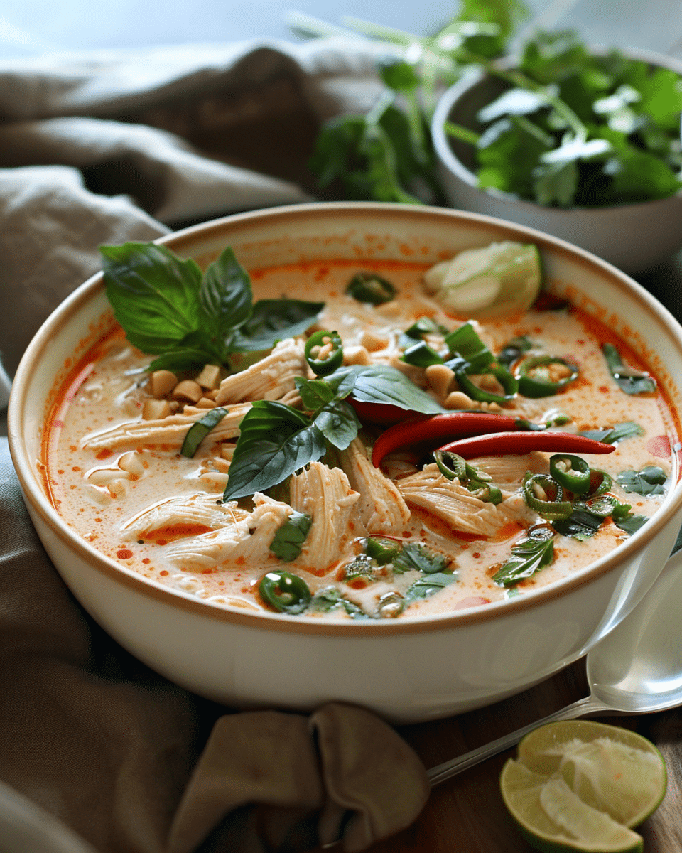 Easy Thai Chicken Soup Recipe