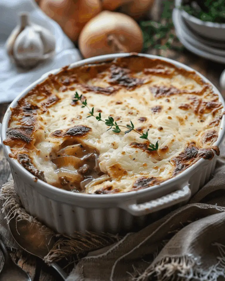French Onion Beef Casserole Recipe