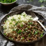 Ground Beef and Chopped Cabbage