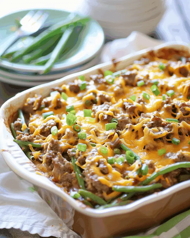 Hamburger Green Bean Casserole