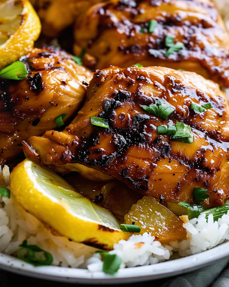 Hawaiian Chicken with Coconut Rice