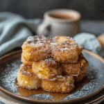Hawaiian Roll French Toast with Cinnamon Sugar
