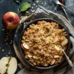 Healthy Breakfast Apple Crumble