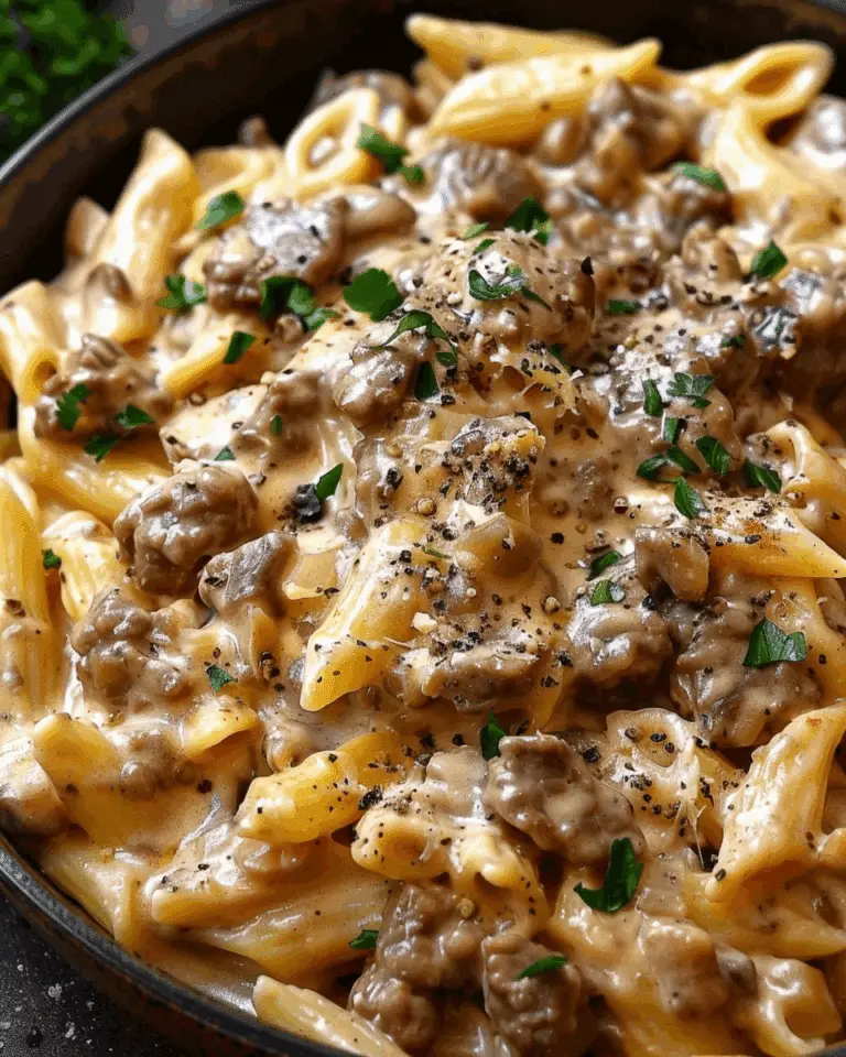High-Protein Creamy Beef Pasta Recipe