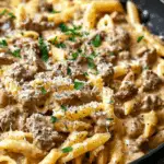 High-Protein Creamy Beef Pasta Recipe