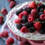 High Protein Triple Berry Bake