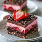 No-Bake Strawberry Chocolate Dessert Bars
