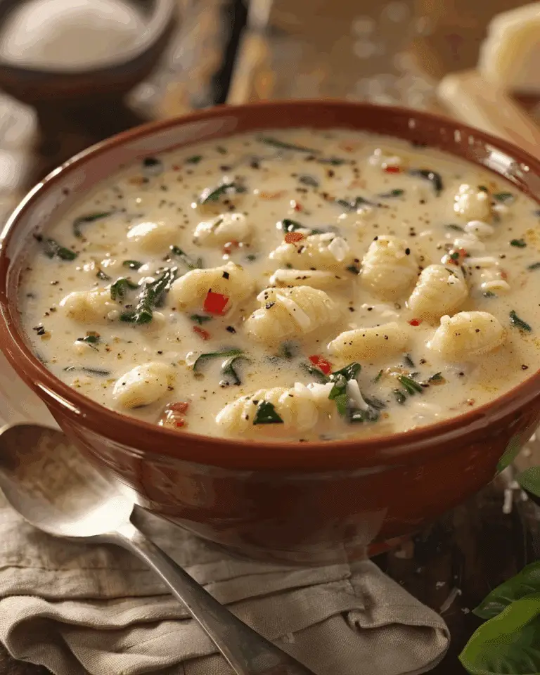 Olive Garden Gnocchi Soup