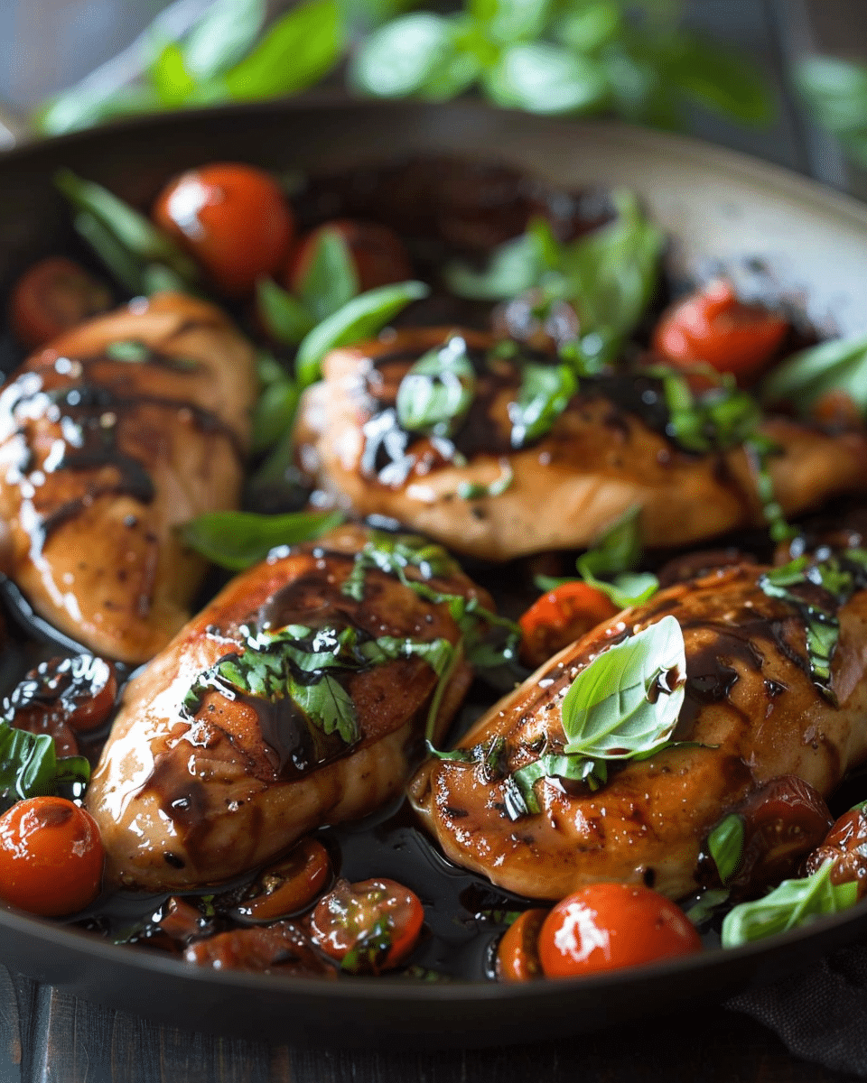 One Pan Balsamic Chicken