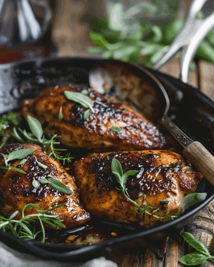 One Pan Balsamic Chicken