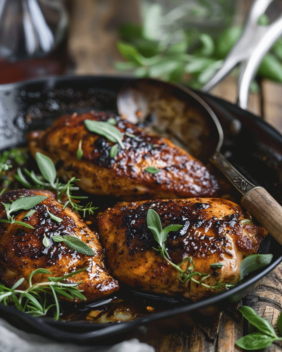 One Pan Balsamic Chicken