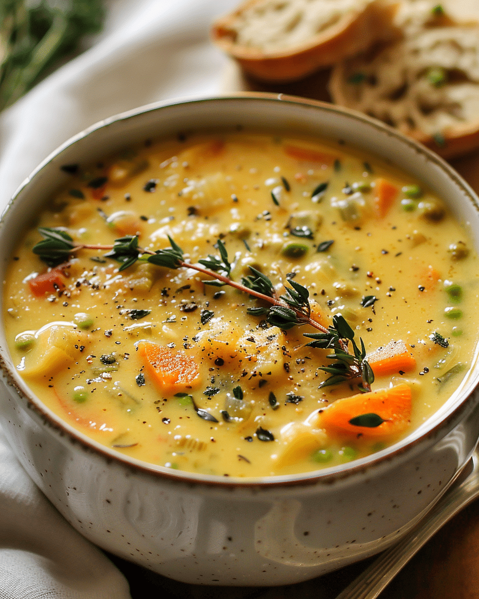One-Pot Creamy Vegetable Soup